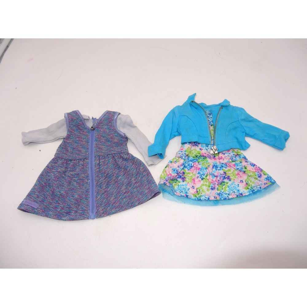 American Girl Truly Me Pretty Floral Party Holiday Dress Purple Sparkle dress